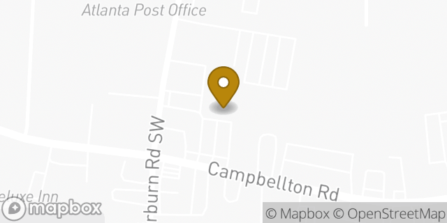Map showing the location of Amazon Locker - Krause in Atlanta, GA 30331