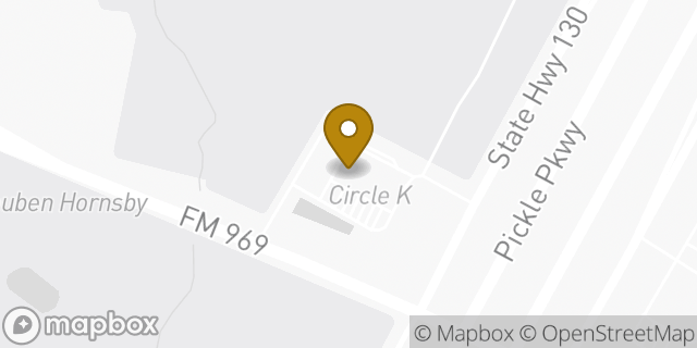 Map showing the location of Amazon Locker - Kibi in Austin, TX 78724