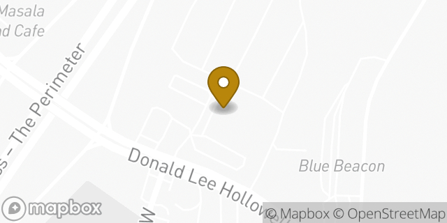 Map showing the location of Amazon Locker - Cherrie in Atlanta, GA 30318