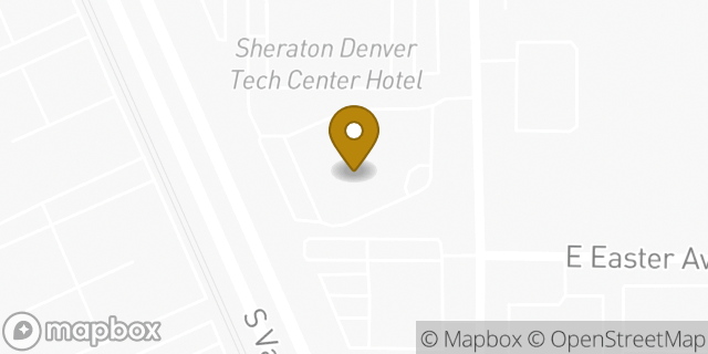 Map showing the location of La Quinta Inn & Suites in Greenwood Village, CO 80112