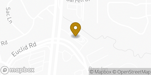 Map showing the location of McDonald's in Virginia Beach, VA 23462