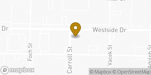 Map showing the location of ATM 7ELEVEN-FCTI in Fort Worth, TX 76107