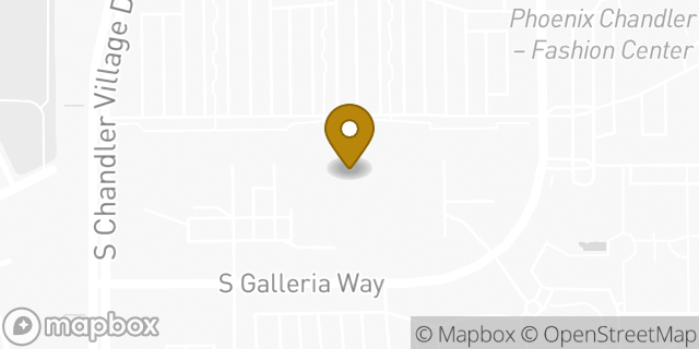 Map showing the location of Starbucks in Chandler, AZ 85226
