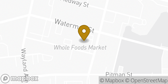 Map showing the location of Amazon Locker - Providence in Providence, RI 02906