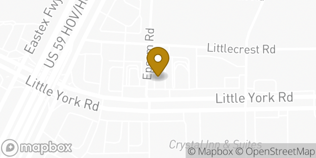 Map showing the location of Chipotle Mexican Grill in Houston, TX 77093