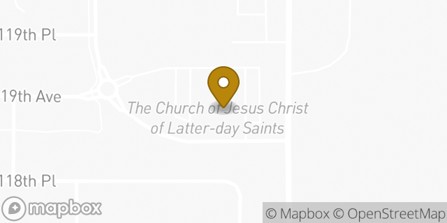 Map showing the location of The Church of Jesus Christ of Latter-day Saints in Commerce City, CO 80640