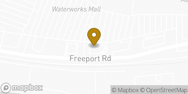 Map showing the location of McDonald's in Pittsburgh, PA 15238