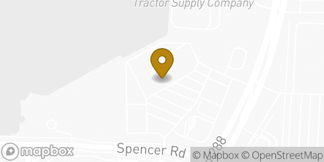 Map showing the location of Amazon Locker - Triangular in Denton, TX 76205
