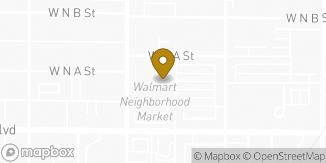 Map showing the location of Walmart Neighborhood Market in Tampa, FL 33606