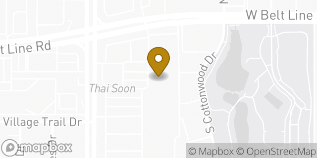 Map showing the location of The UPS Store in Richardson, TX 75080