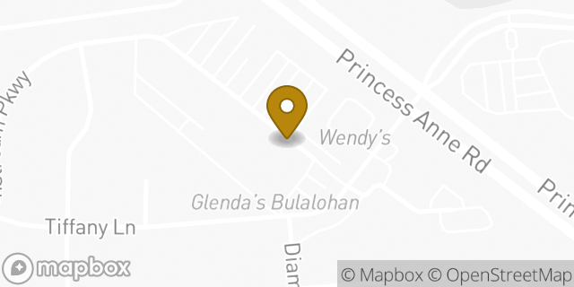 Map showing the location of Subway in Virginia Beach, VA 23456