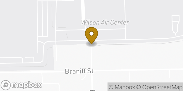 Map showing the location of Houston - Wilson Air Center (Private Flights Only) in Houston, TX 77061