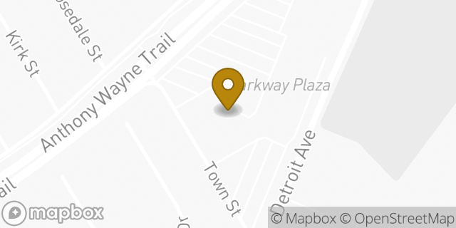 Map showing the location of Planet Fitness in Maumee, OH 43537
