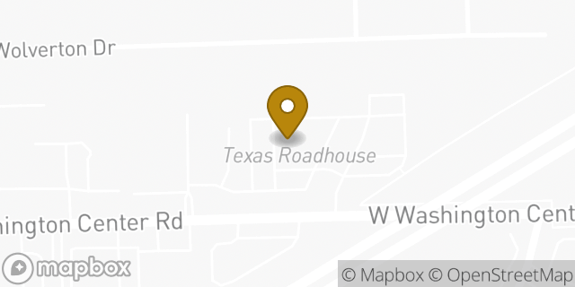 Map showing the location of Texas Roadhouse in Fort Wayne, IN 46825