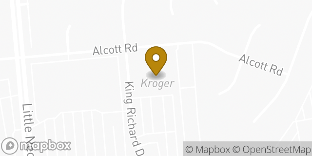 Map showing the location of Kroger in Virginia Beach, VA 23452