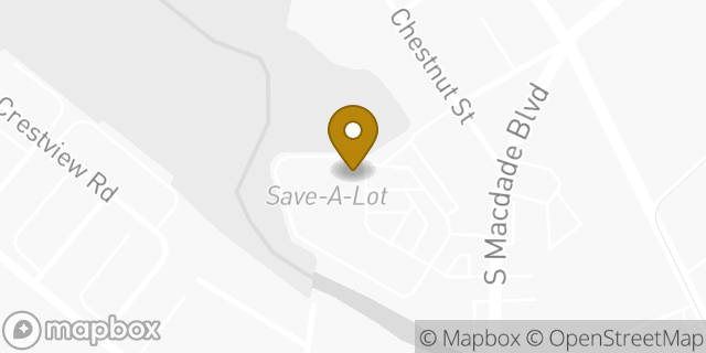 Map showing the location of Amazon Locker - Substantial in Darby, PA 19023