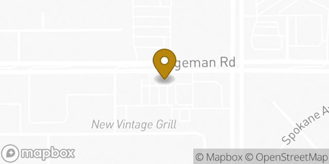 Map showing the location of Dunkin' in Bakersfield, CA 93312