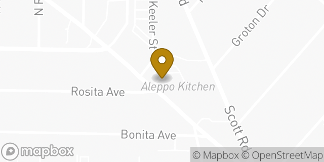 Map showing the location of Subway in Burbank, CA 91504