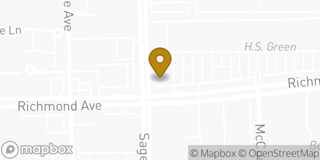Map showing the location of Chipotle Mexican Grill in Houston, TX 77056