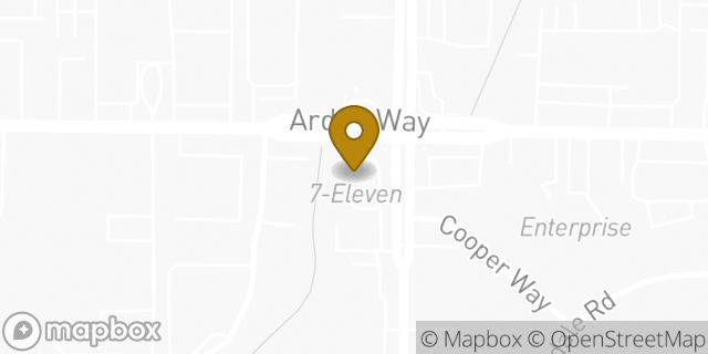 Map showing the location of Amazon Locker - Jellyfish in Sacramento, CA 95825