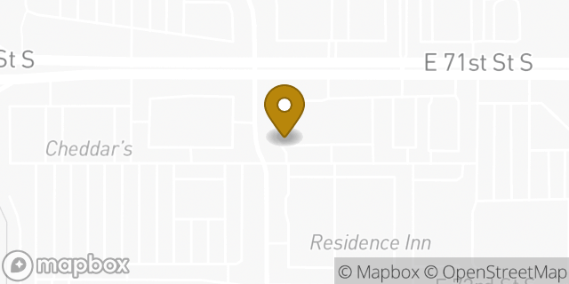 Map showing the location of Chipotle Mexican Grill in Tulsa, OK 74133