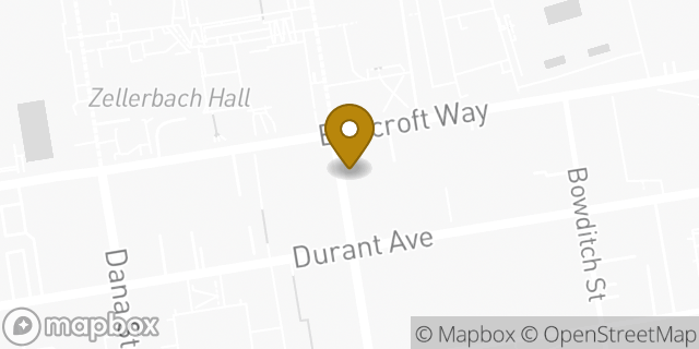 Map showing the location of Chipotle Mexican Grill in Berkeley, CA 94704