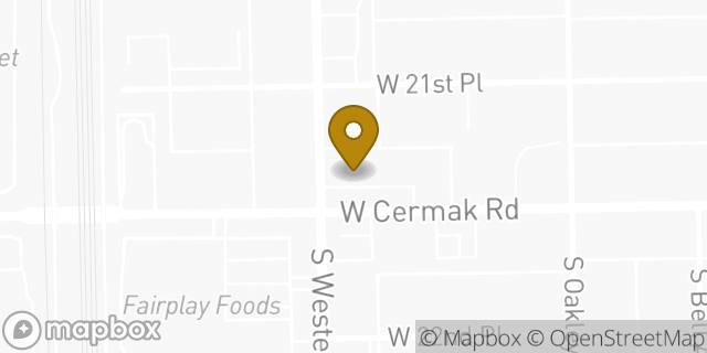 Map showing the location of Subway in Chicago, IL 60608