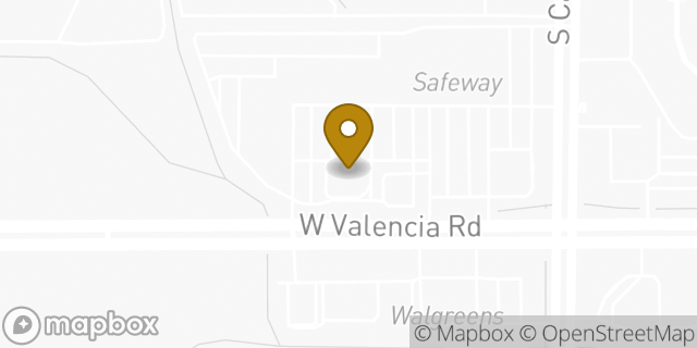 Map showing the location of McDonald's in Tucson, AZ 85746