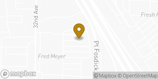 Map showing the location of ATM Fred Meyer in Gig Harbor, WA 98335