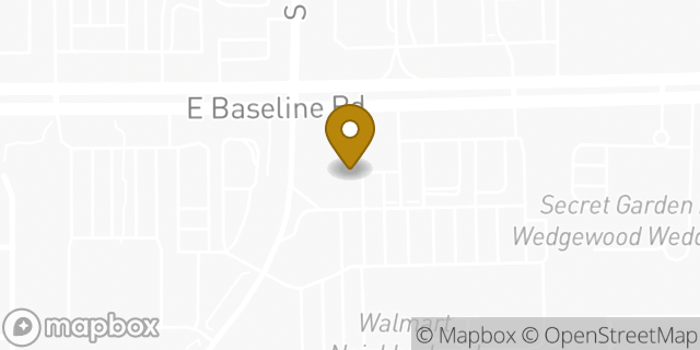 Map showing the location of Zoyo Neighborhood Yogurt in Phoenix, AZ 85042