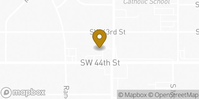 Map showing the location of Amazon Locker - Serap in Oklahoma City, OK 73119