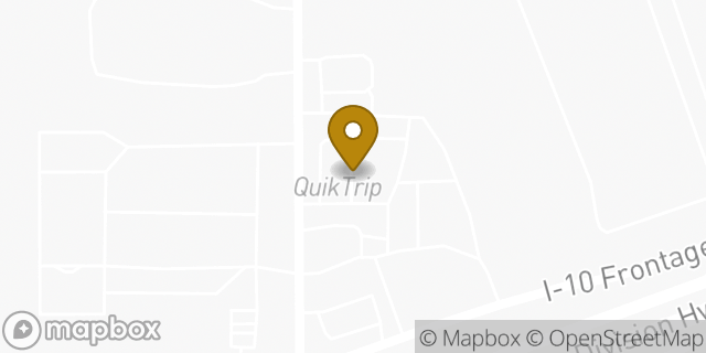 Map showing the location of QuikTrip Store #4049 1842 N Foster Rd in San Antonio, TX 78244