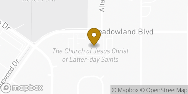 Map showing the location of The Church of Jesus Christ of Latter-day Saints in Colorado Springs, CO 80918