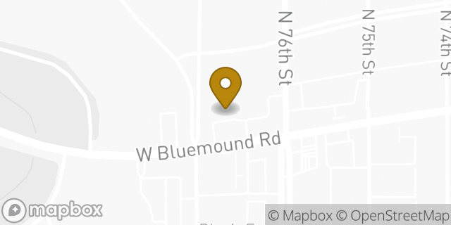 Map showing the location of Subway in Wauwatosa, WI 53213