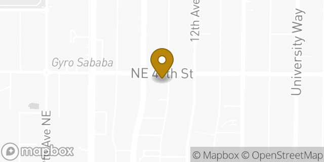 Map showing the location of Amazon Locker - Rhett in Seattle, WA 98105
