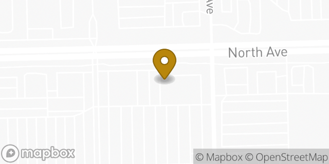 Map showing the location of Baskin-Robbins in Melrose Park, IL 60160