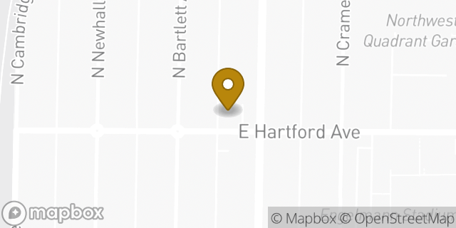 Map showing the location of ATM 7ELEVEN-FCTI in Milwaukee, WI