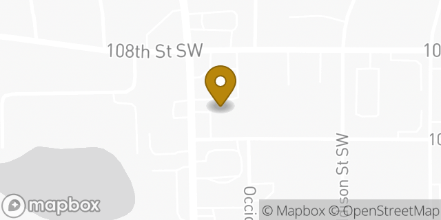 Map showing the location of Amazon Locker - Snowbound in Lakewood, WA 98499