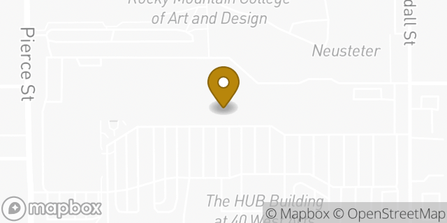 Map showing the location of Planet Fitness in Lakewood, CO 80214