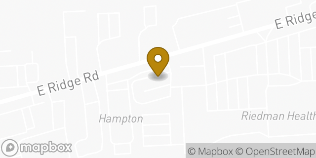 Map showing the location of Amazon Locker - Cleta in Rochester, NY 14621