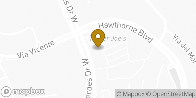 Map showing the location of Starbucks in Rancho Palos Verdes, CA 90275