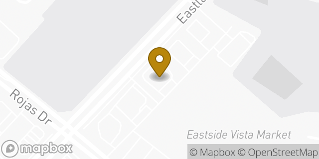 Map showing the location of ATM Walgreens in El Paso, TX