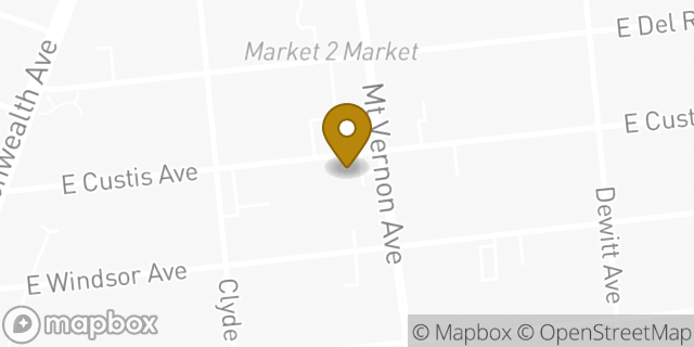 Map showing the location of Amazon Locker - Organdy in Alexandria, VA 22301