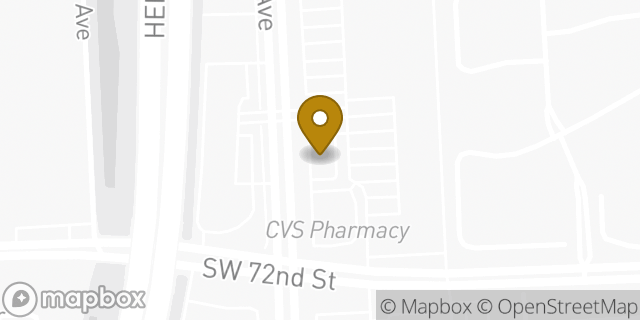 Map showing the location of Starbucks in Miami, FL 33183