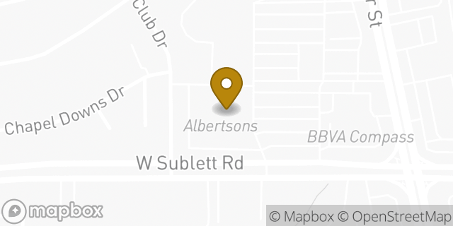 Map showing the location of Coinme in Arlington, TX 76017