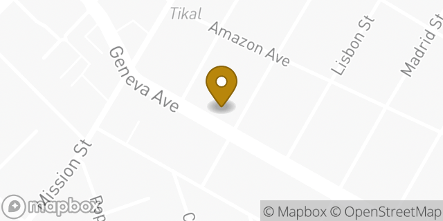 Map showing the location of ATM Walgreens in San Francisco, CA 94112