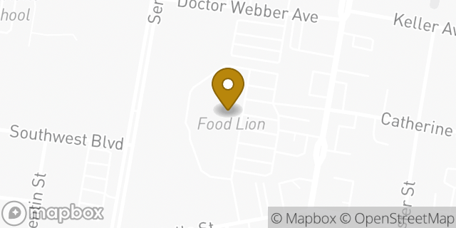 Map showing the location of Food Lion in Charlotte, NC 28216