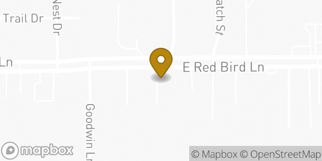 Map showing the location of American Legion Post 81 in Duncanville, TX 75116