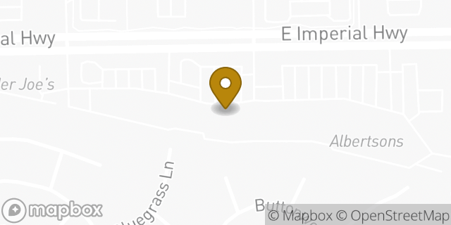 Map showing the location of TJ Maxx in Brea, CA 92821