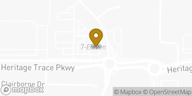 Map showing the location of ATM 7ELEVEN-FCTI in Fort Worth, TX 76177